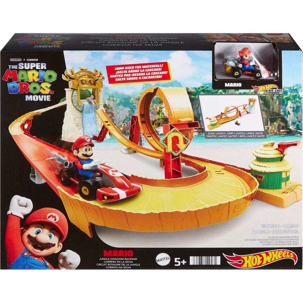 Pista Hot Wheels Super Mario Kart Corrida Na Selva - Mattel
