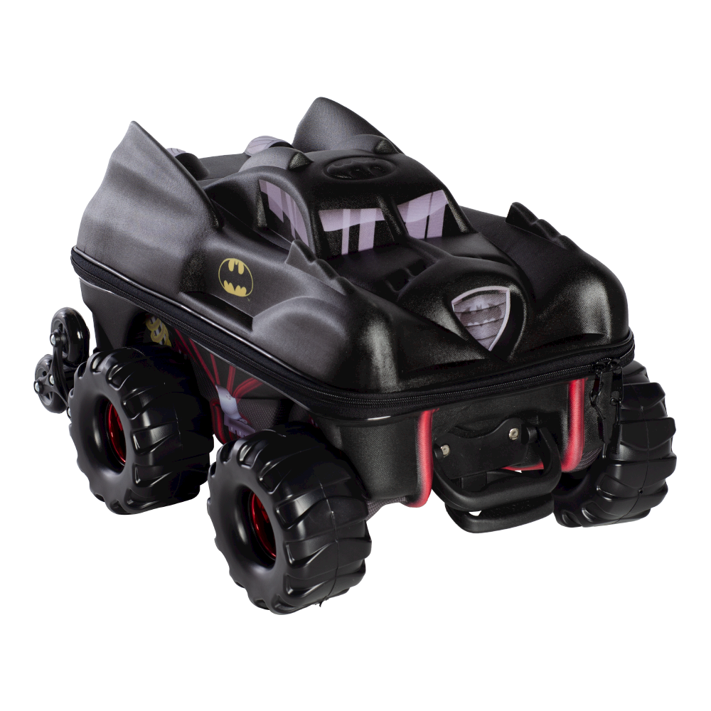 Mochila Roda Tripla Batman Batmóvel Monster Trucks 3D