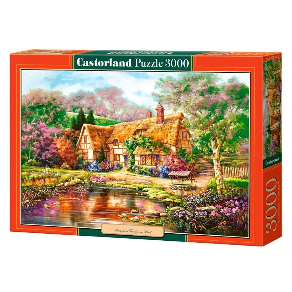Puzzle 3000 Peças Casa na Floresta - Clementoni - Imp. Puzzle 3000 Peças Casa na Floresta - Castorland - Imp.