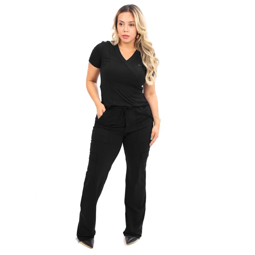 Conjunto Pijama Cirurgico Scrub Verona Preto