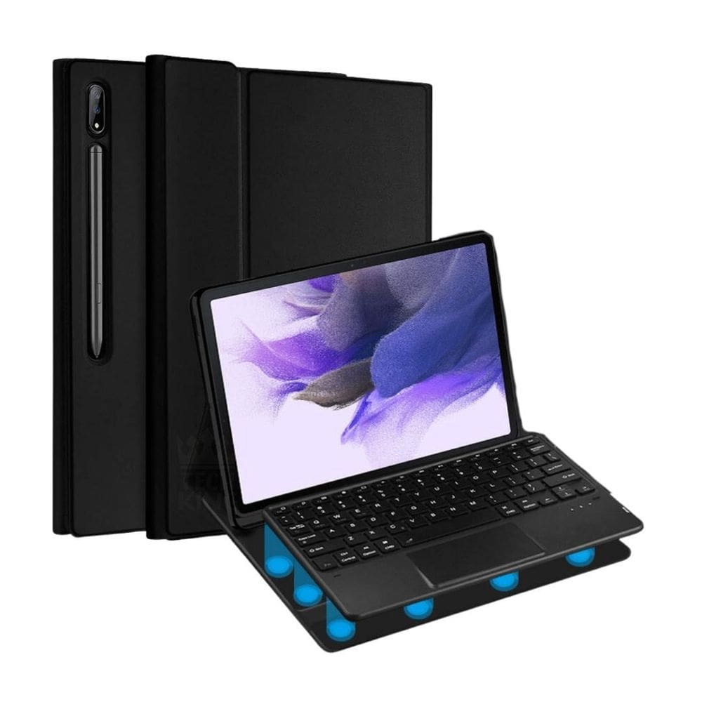 Capa Sintética Com Teclado Galaxy Tab S8 Plus 12,4