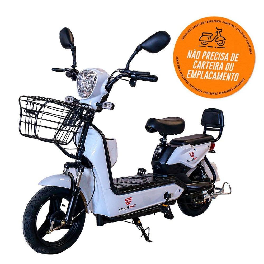 Bicicleta Elétrica Adulto Sem Cnh Scooter Com Acelerador 350