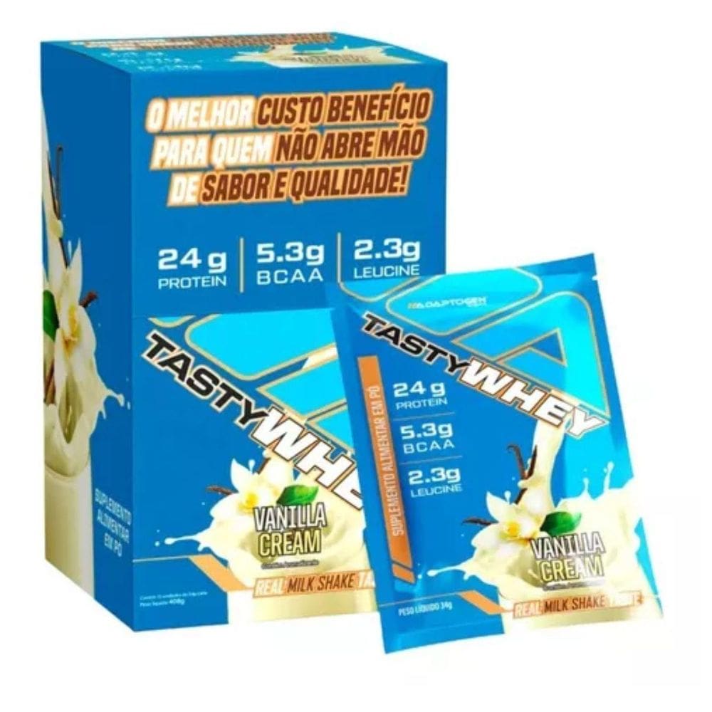 Tasty Whey Pack C/12 Saches 34G - Adaptogen