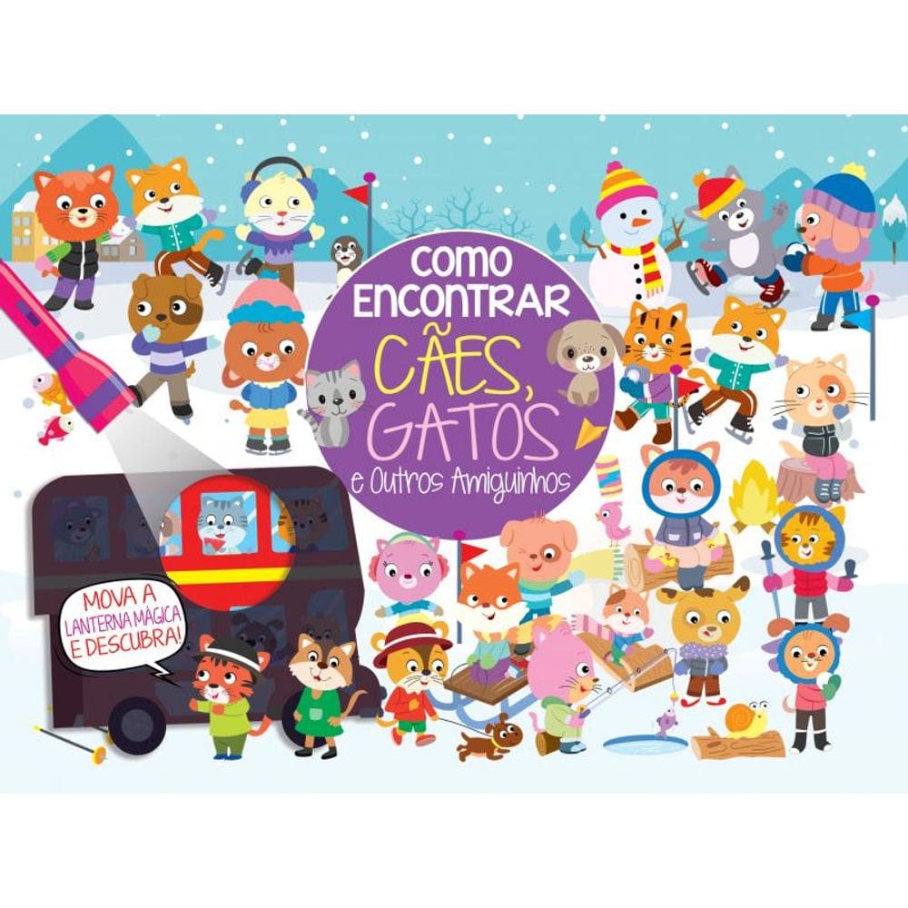 Coleção Como Encontrar - Cães e Gatos e Outros Amiguinhos