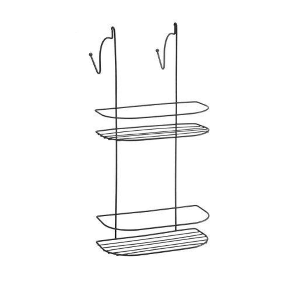 Prateleira Dupla Para Shampoo - Para Box - Aço - 45cm