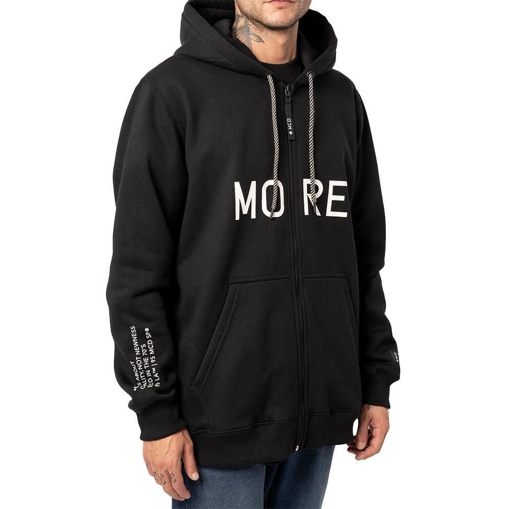 Moletom MCD Canguru Aberto More Core WT24 Masculino Preto