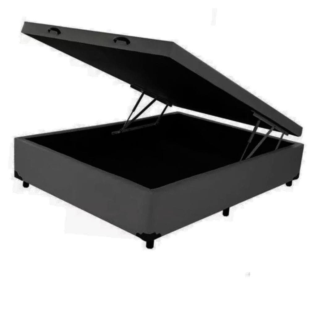Cama box baú Solteirão 110 x 188 - Reforçada / Blindada