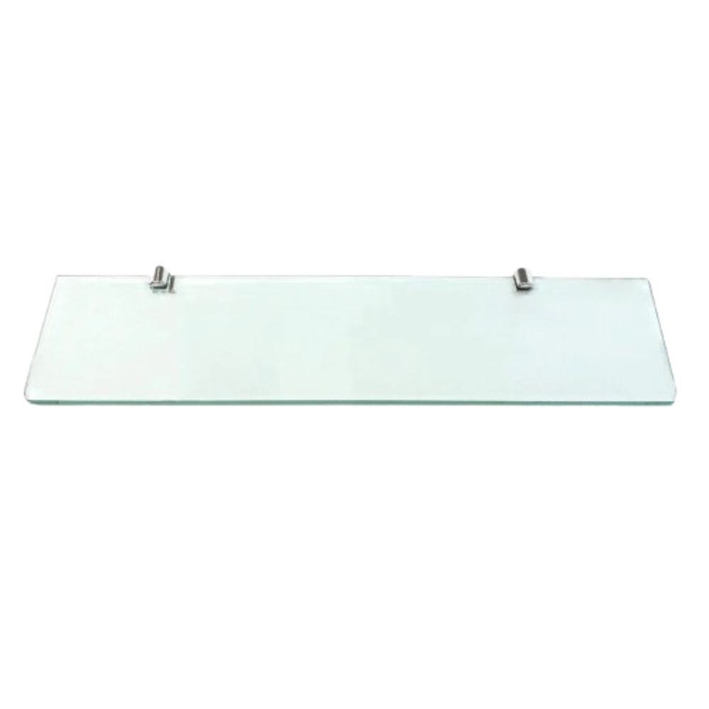 Prateleira Porta Shampoo Para Banheiro Vogue Luxo Vidro Incolor