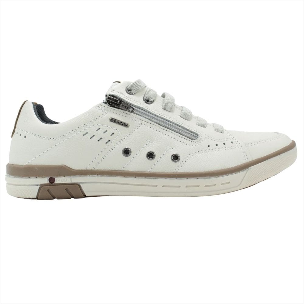 Sapatenis Pegada Masculino Branco/Mascavo