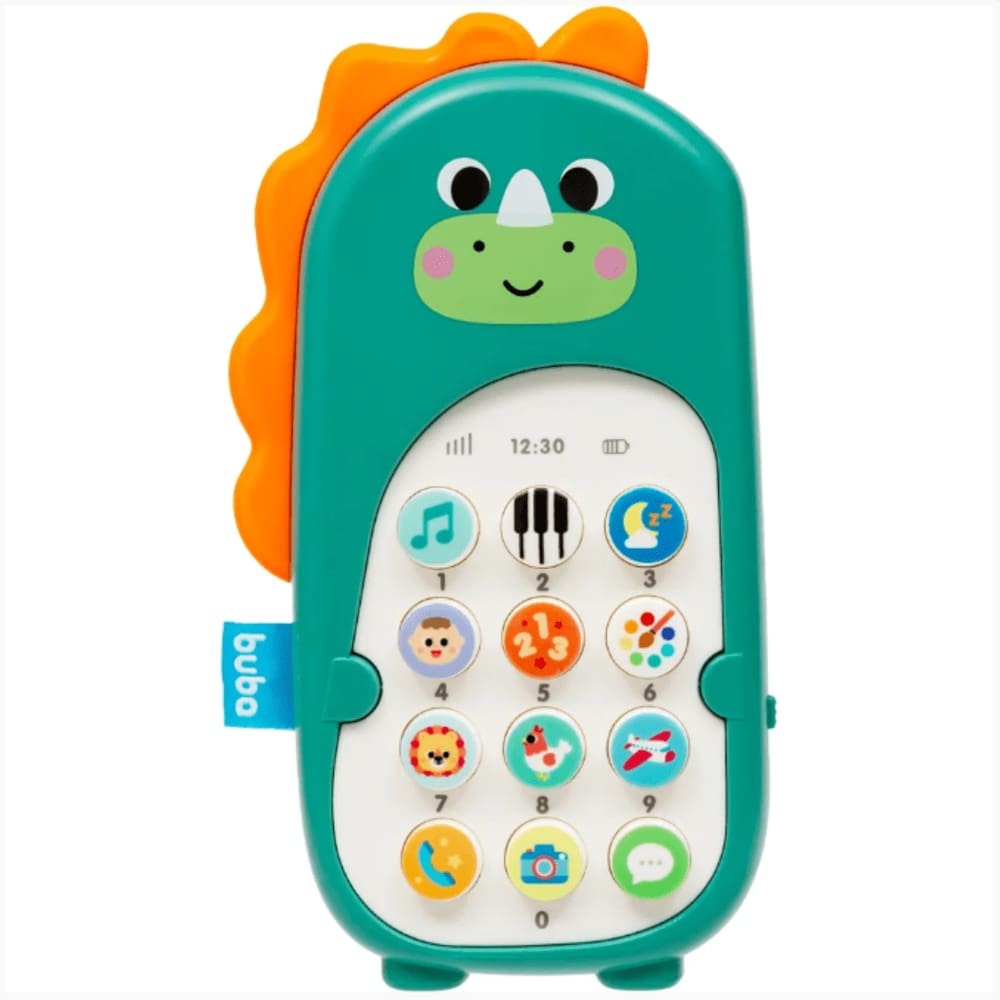 Brinquedo Celular Musical Bilíngue Buba Zoo Interativo Cores 2M+