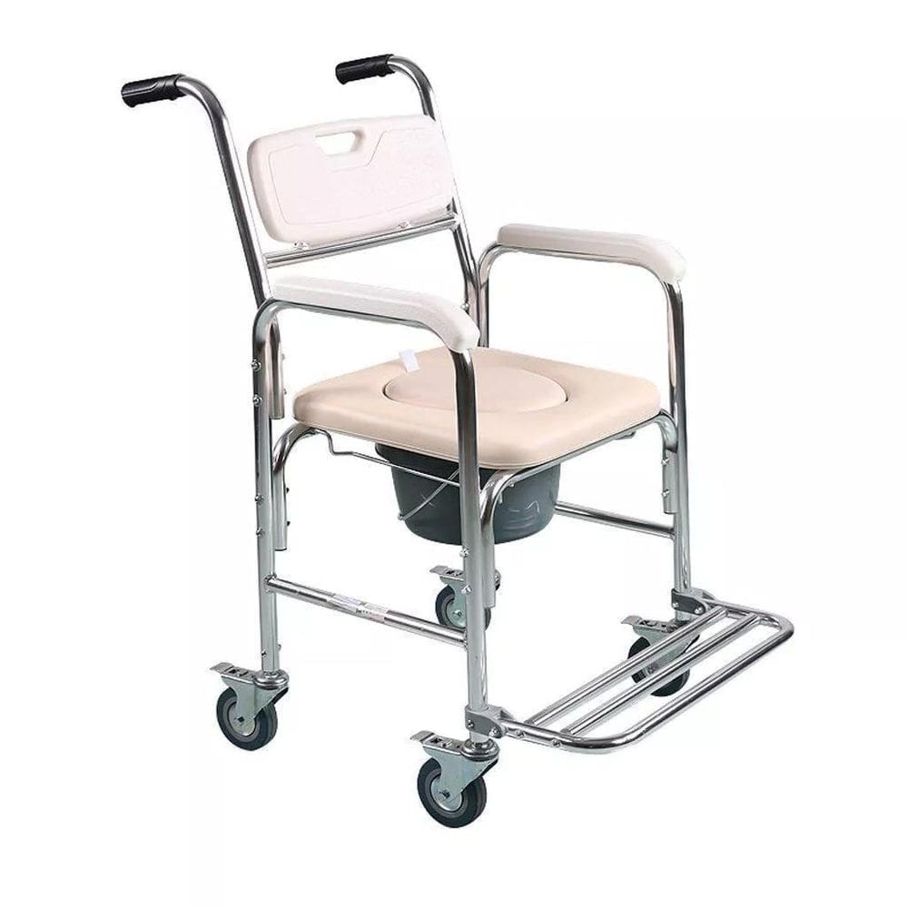 Mba003Super - Cadeira Banho Superlux Rodas De Aço