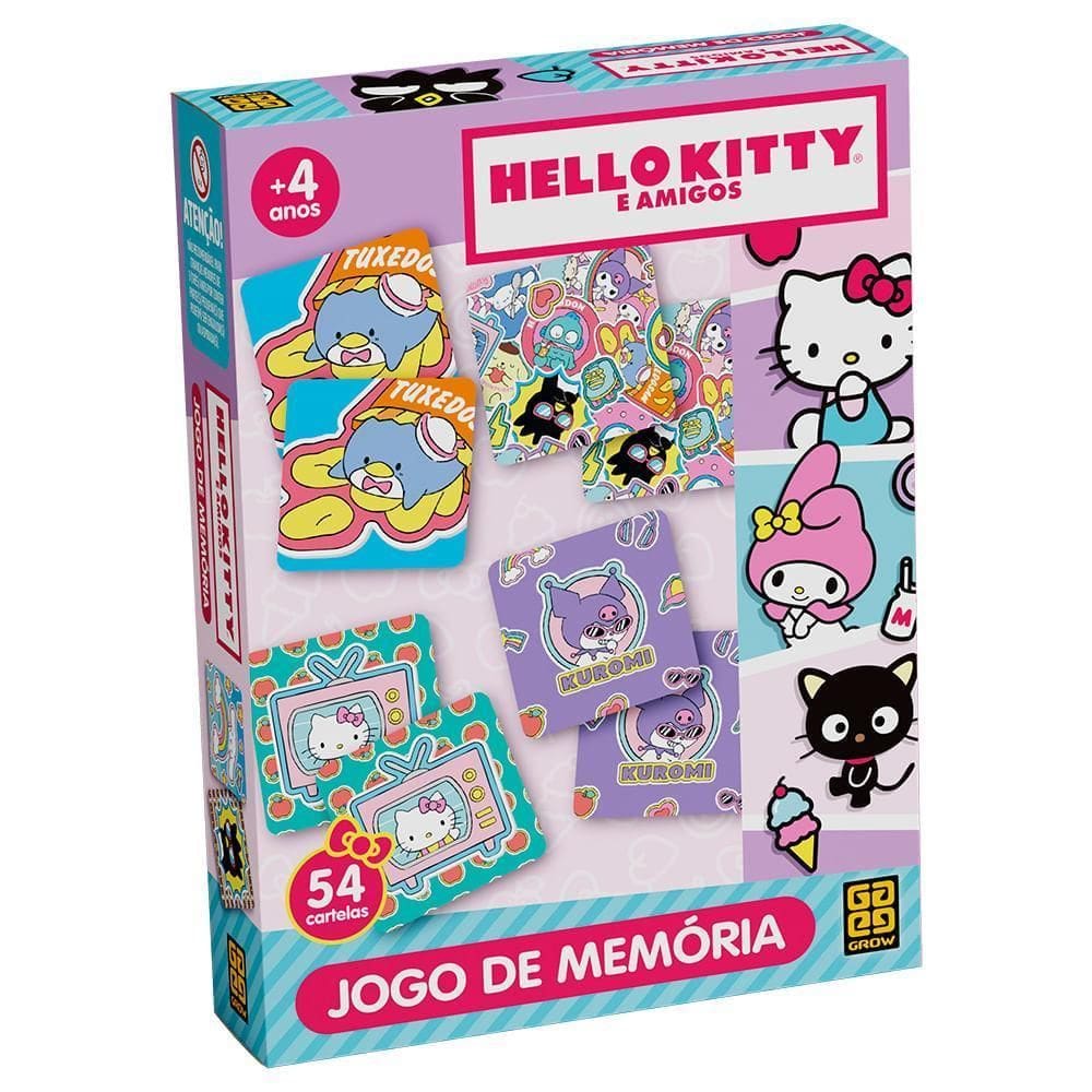 Jogo De Memória Hello Kitty E Amigos