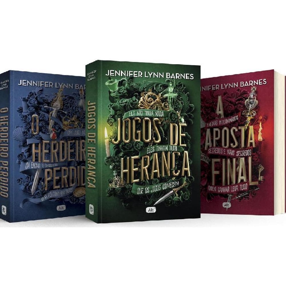 Kit 3 Livros Jennifer Lynn Barnes Jogos De Herança