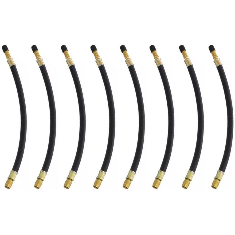 8 Prolongador Extensão Flexível Borracha 270Mm Bico De Roda