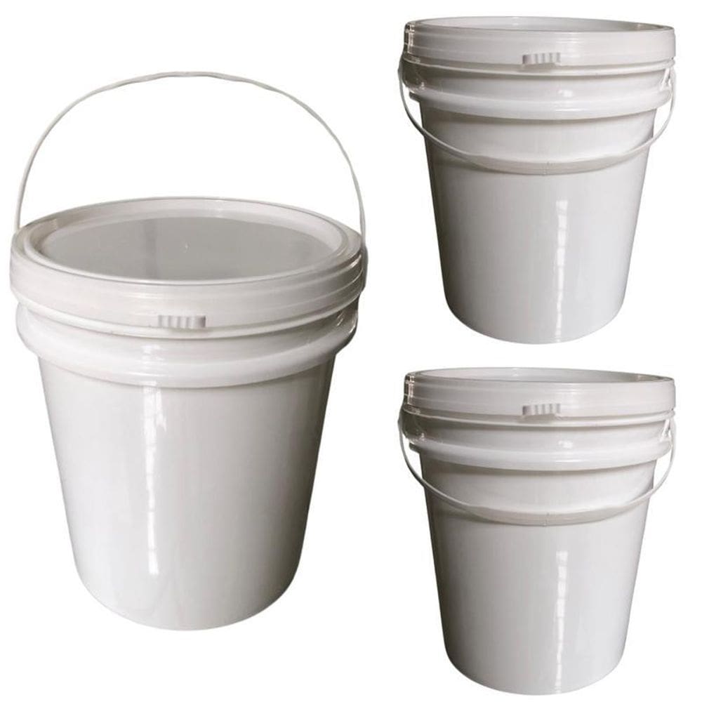 Balde 5L Para Remedio 3 Pçs