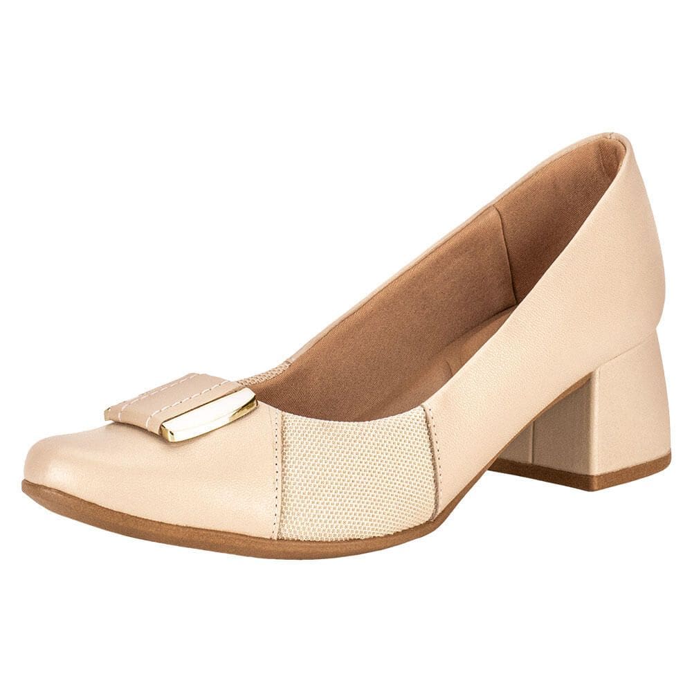 Sapato Feminino Salto Grosso Usaflex Ak0303