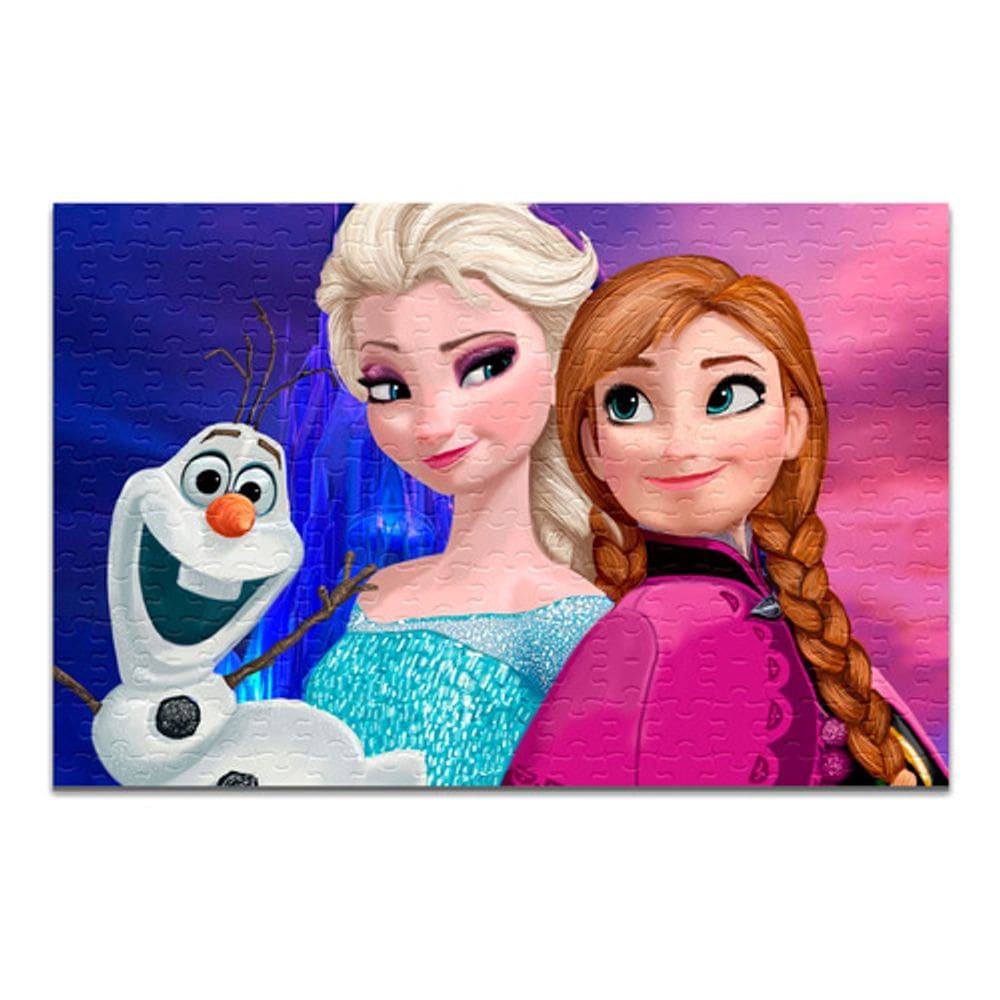 Quebra Cabeça Personalizado Frozen 60 Peças