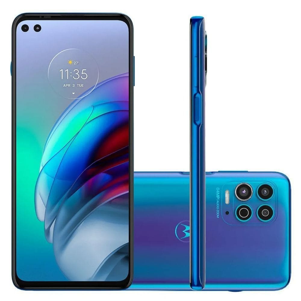 Usado: Motorola G100 256 GB Azul - Bom
