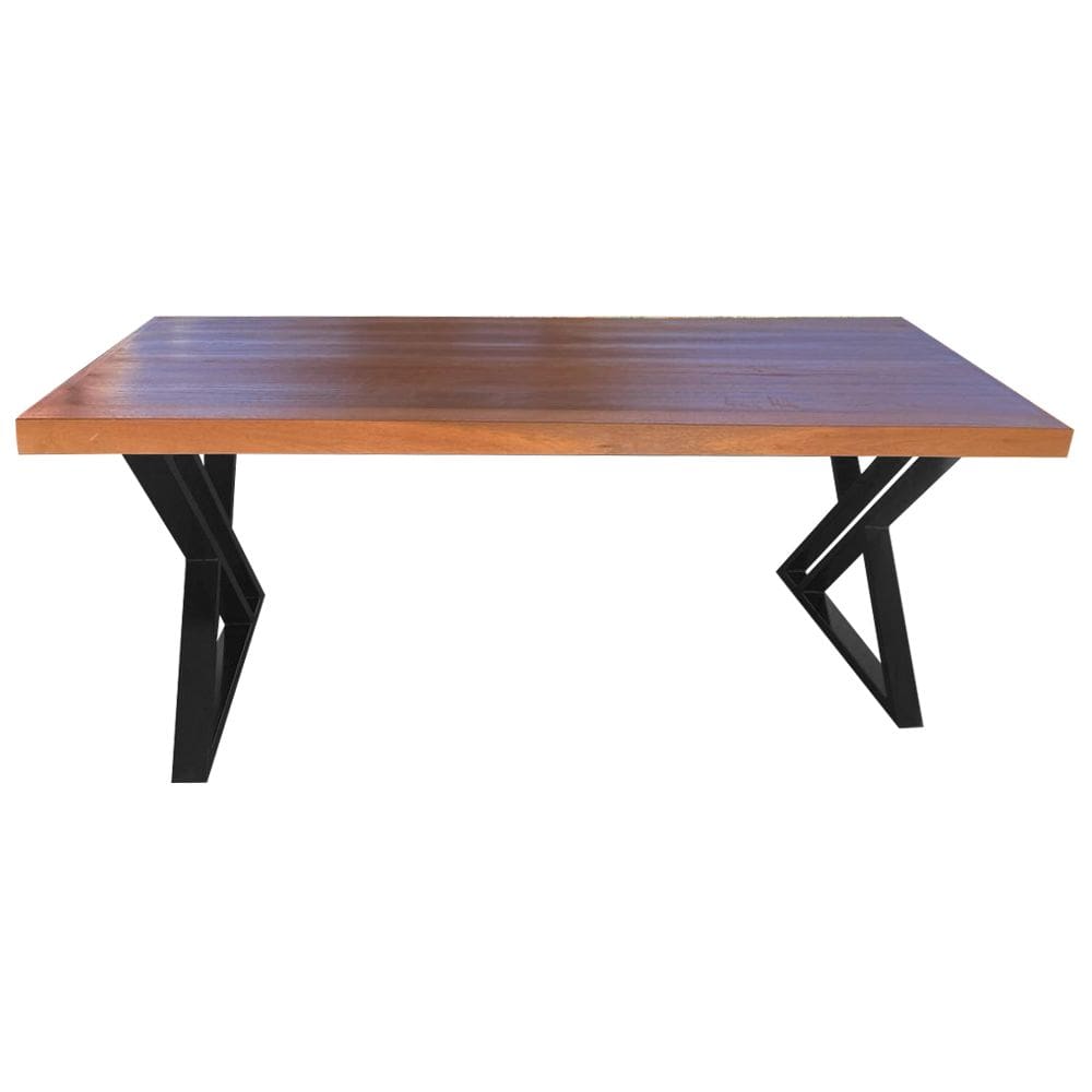Mesa Industrial para Área Externa Amsterdã com Ferragem Preta 1,80m