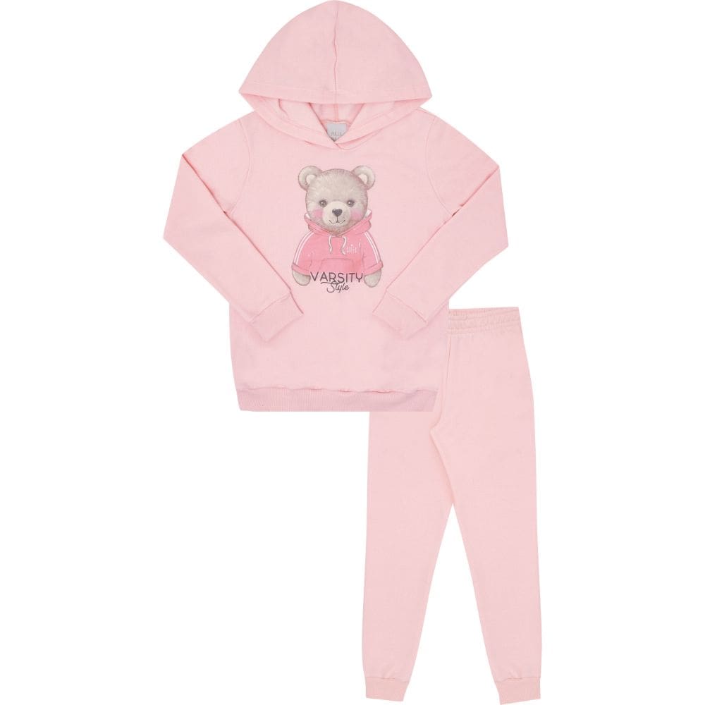 Conjunto Moletom Menina com Capuz Pulla Bulla Ref. 50331