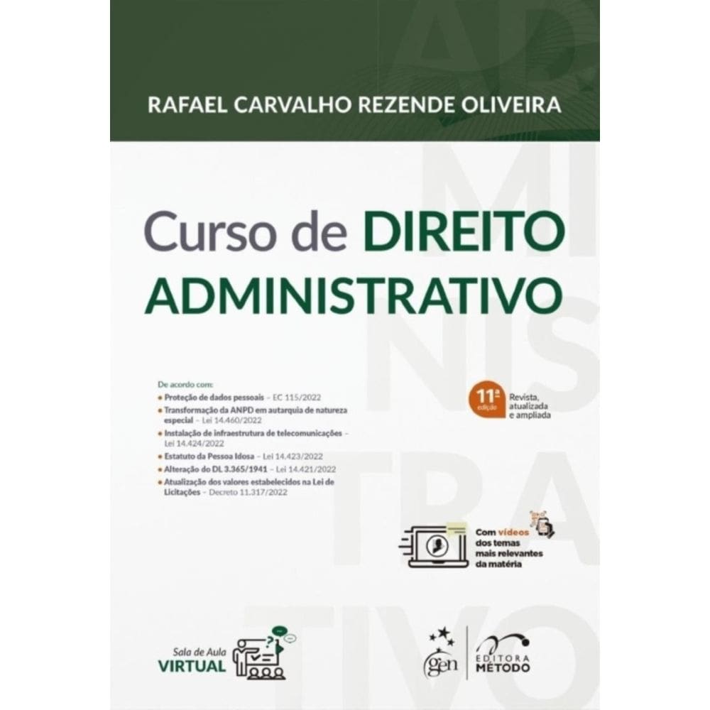 Curso de Direito Administrativo.