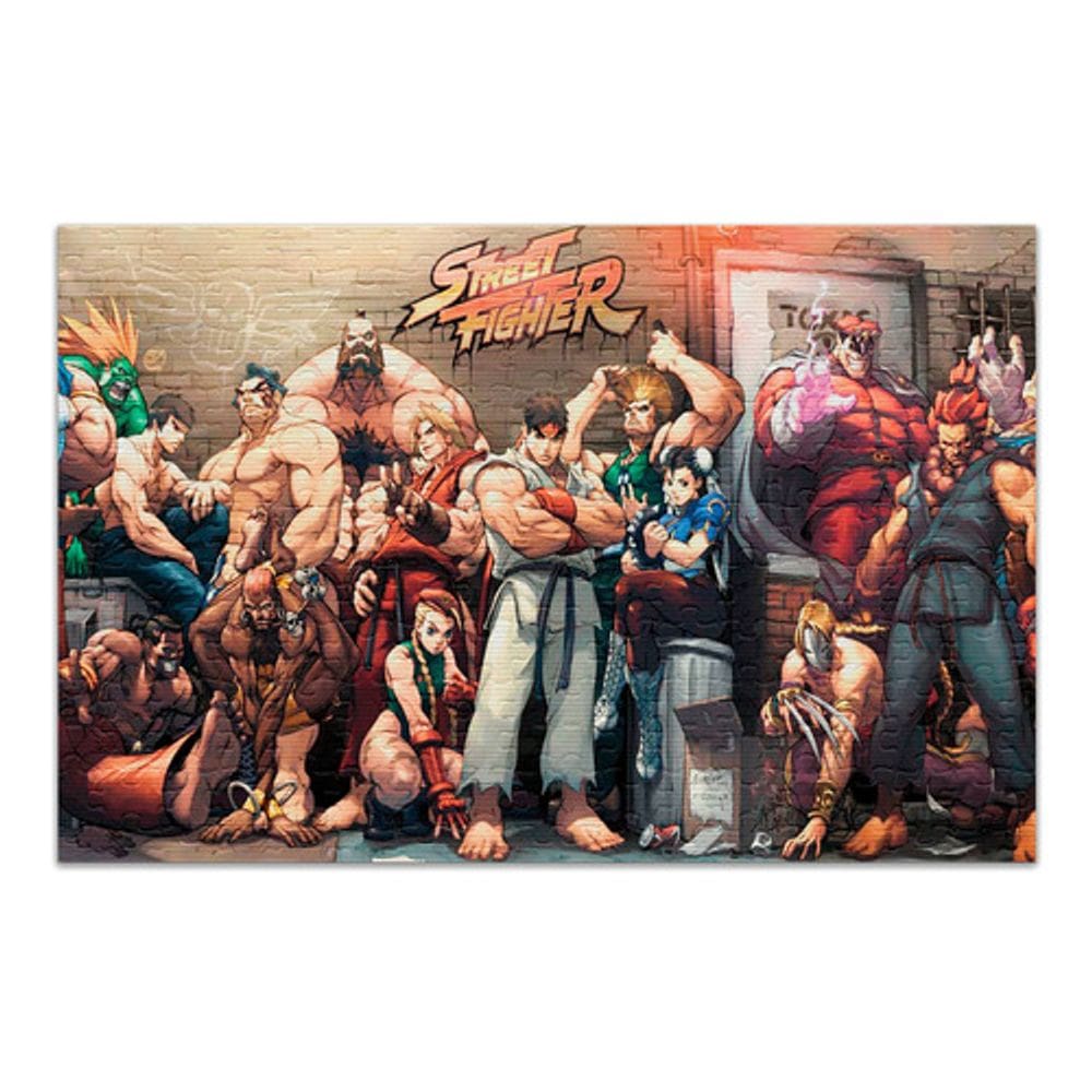 Quebra-cabeça Personalizado Street Fighter 48 Peças