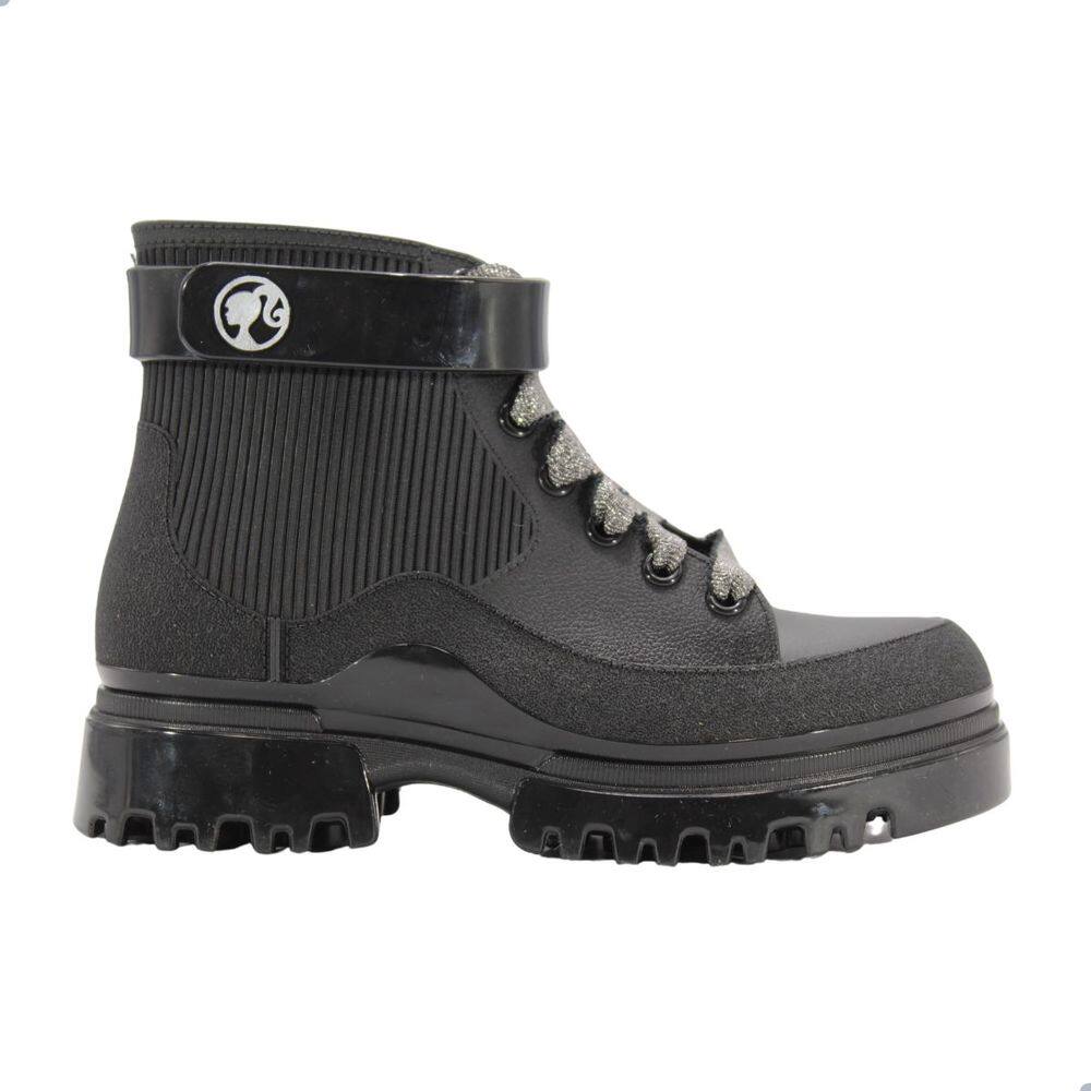 Coturno Infantil Grendene Kids Barbie Glamour Preto