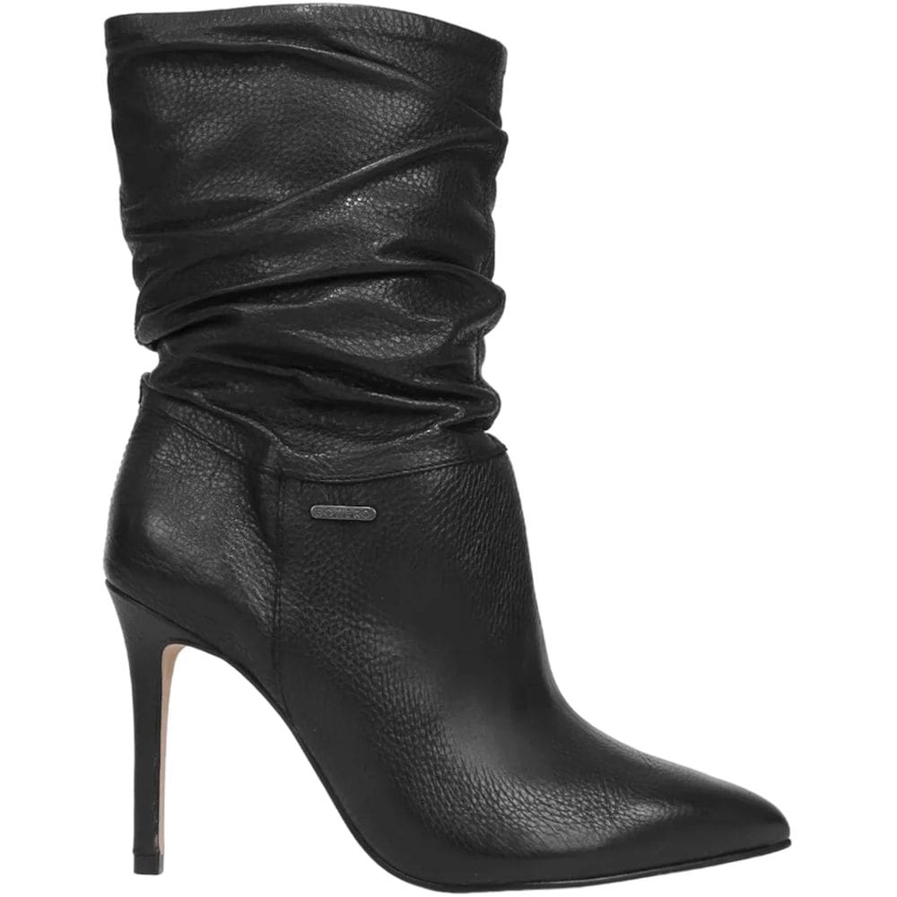 Bota Cano Baixo Feminina Casual Salto Alto Bico Fino Bottero 347004