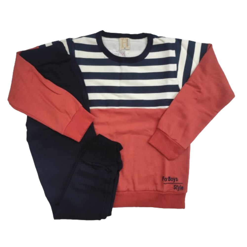 Conjunto moletom menino inverno - moda infantil