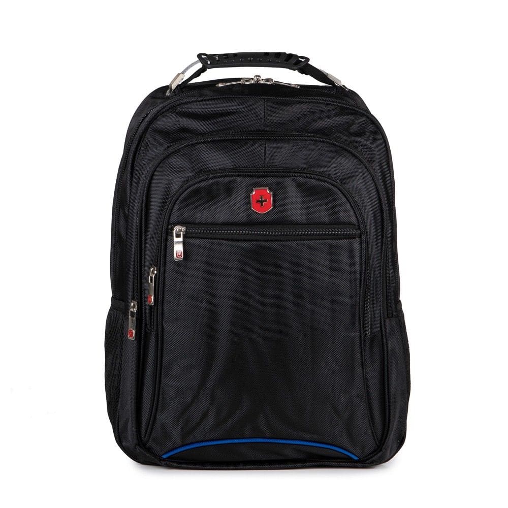 Mochila para Notebook Executiva Swissland Sl04003 em Poliéster Nobre com Cabo de Aço 18" Preta com A