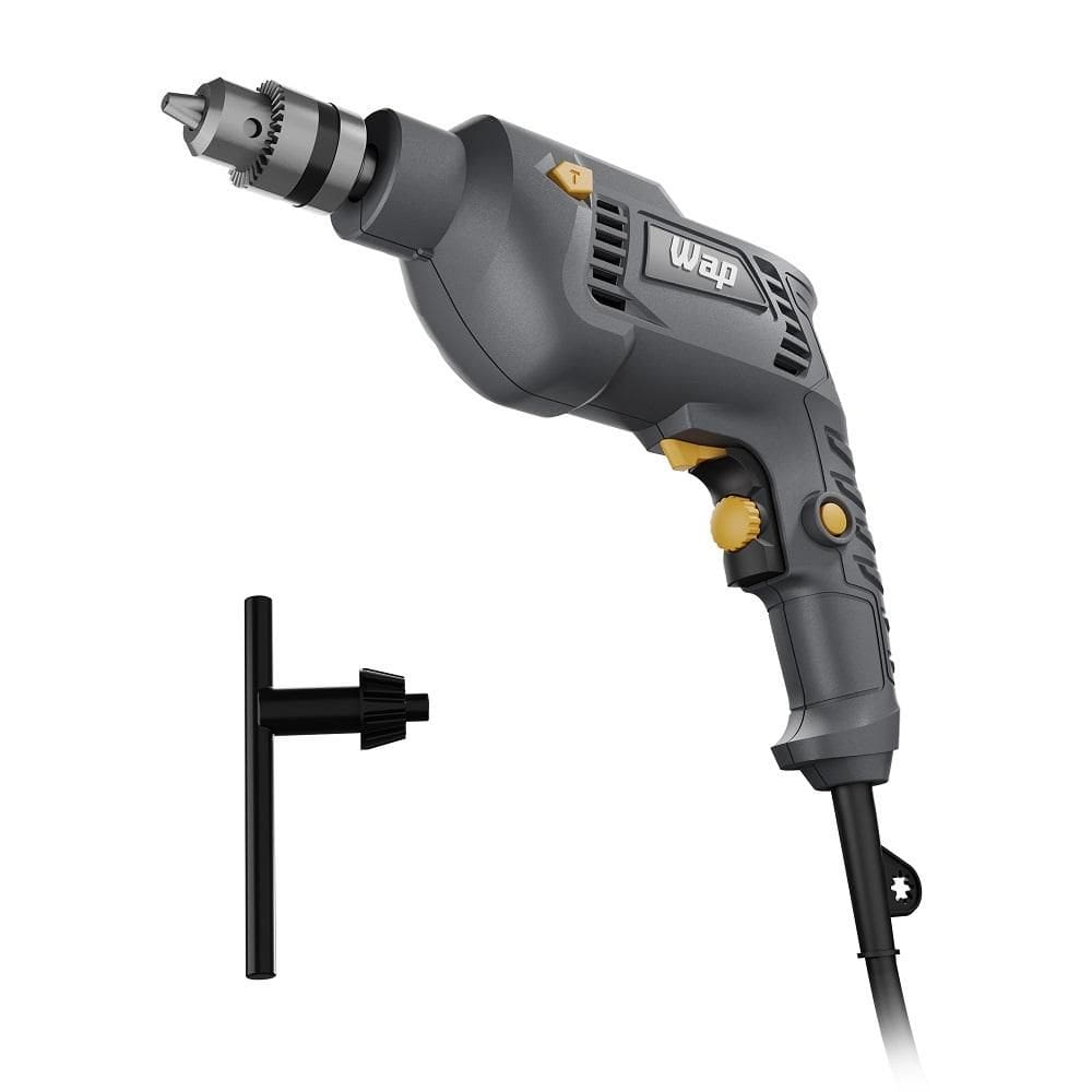 Parafusadeira e Furadeira de Impacto WF 700FE, 220V, Cinza e Amarelo, WAP