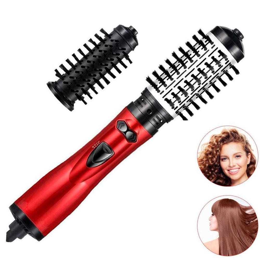Escova Rotativa 2 Em 1 Modela Seca Alisa Cabelo Com Fio