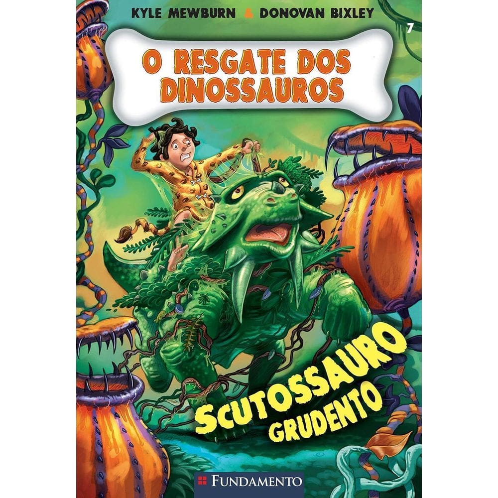 Livro O Resgate Dos Dinossauros - Volume 7