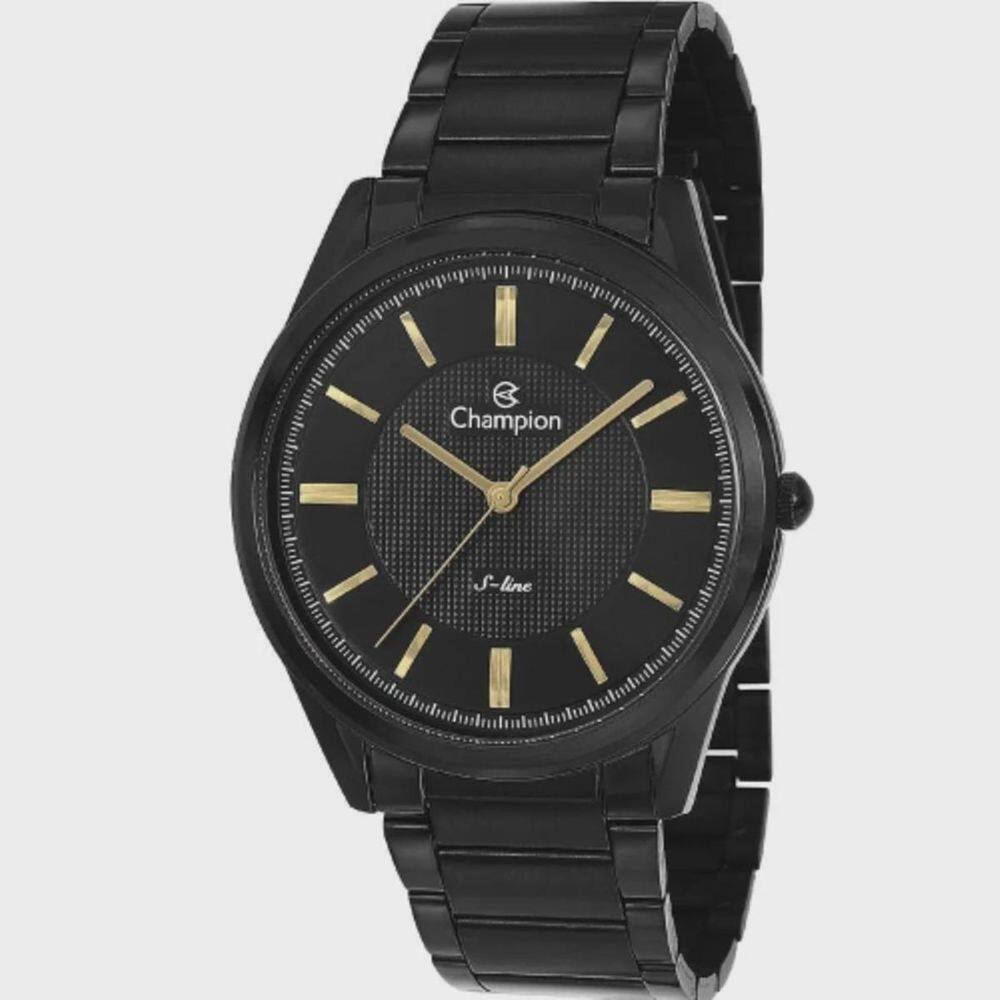 Relógio Champion Slim S-Line Cn21050N Dourado