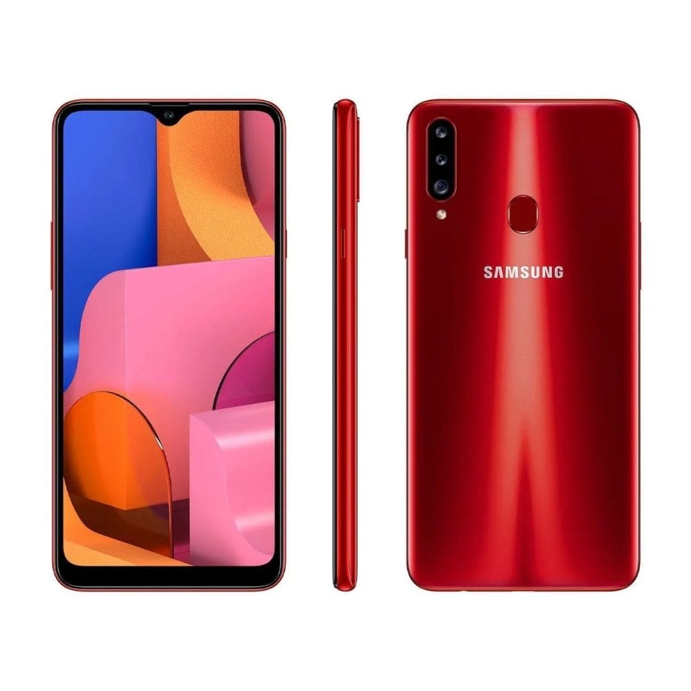 Usado: Samsung A20s 32 GB Vermelho - Regular