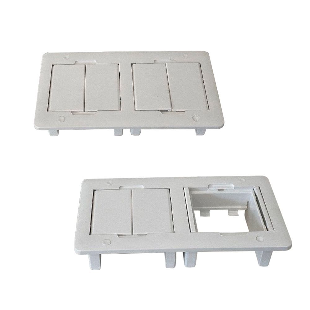 Caixa De Embutir Universal Retangular Abs 4Blocos Qtmov