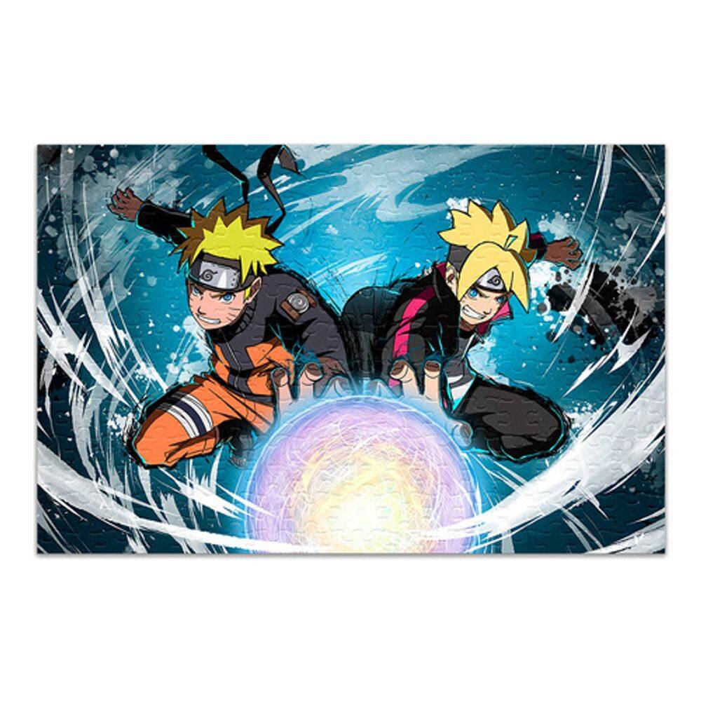 Quebra-cabeça Personalizado Naruto E Boruto 48 Peças