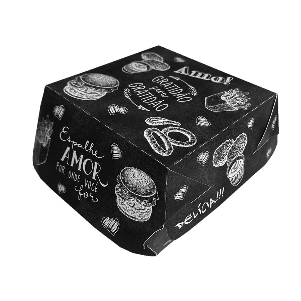 Embalagem Delivery Lanche MC - 100 unidades