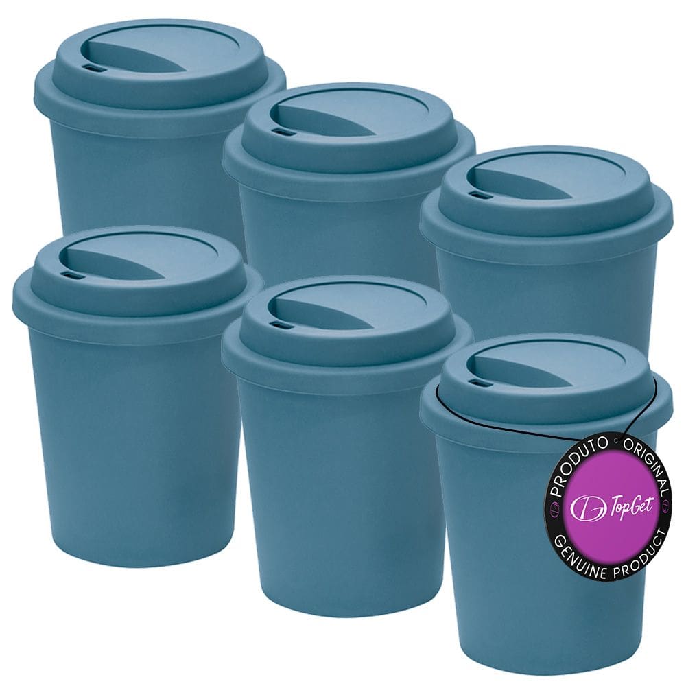 Kit 6x Copos para Viagem 350 ml Nepal TopGet