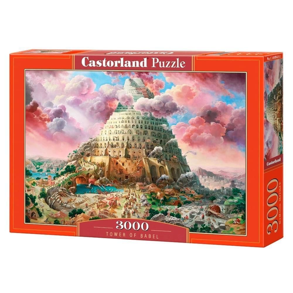 Puzzle 3000 Peças Torre De Babel - Castorland - Imp.