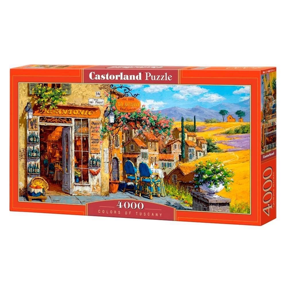 Puzzle 4000 Peças Cores Da Toscana - Castorland - Imp