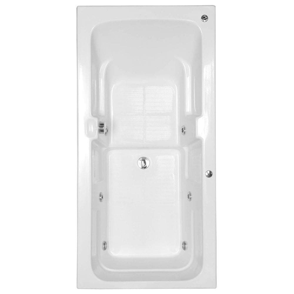 Banheira Hidromassagem Astra Box Luxo 120cmx80cmx40cm - 04 Jatos Gel Coat P4 Com Aquecedor 220V