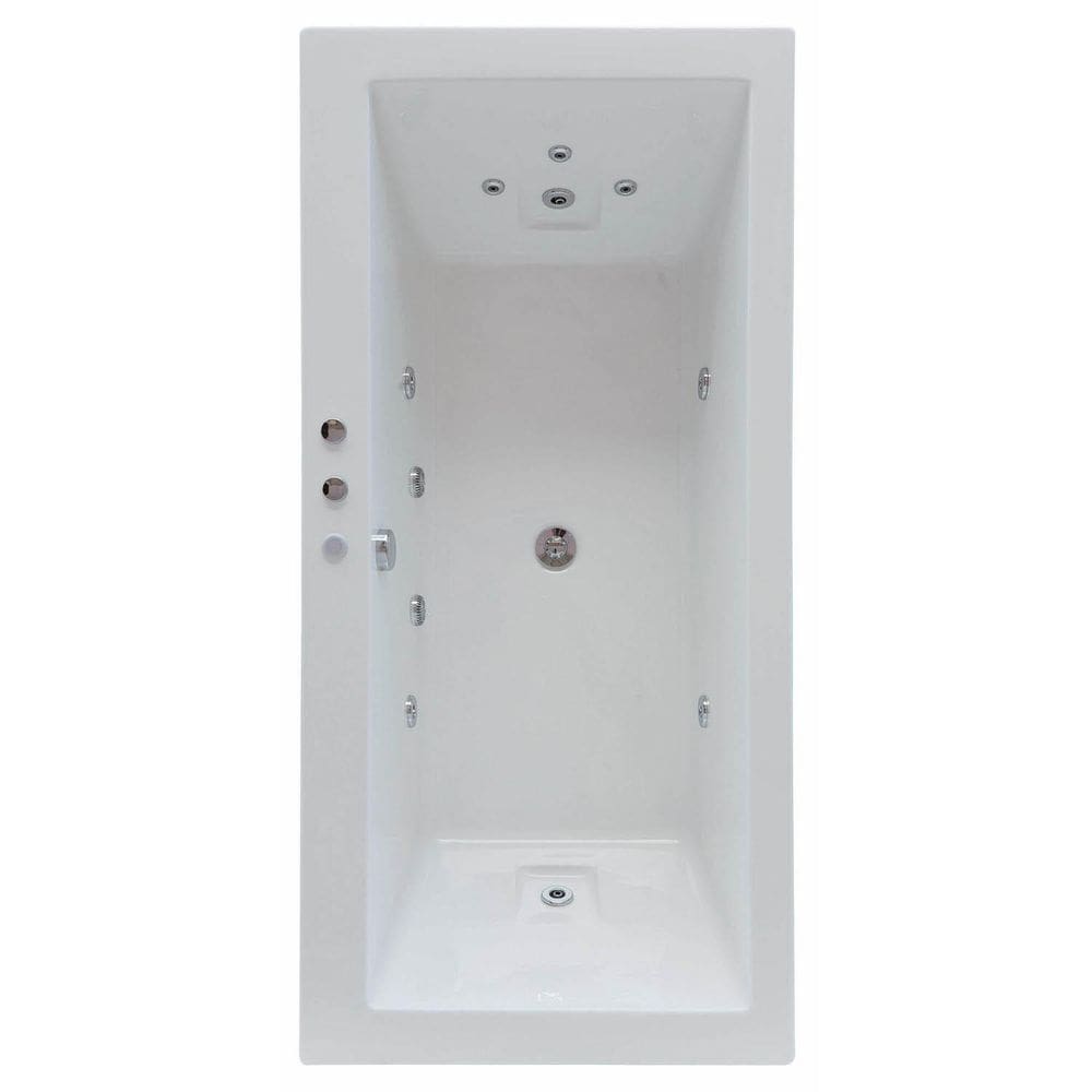 Banheira Hidromassagem Astra Cayman Luxo 180cmx85cmx47cm - 04 Jatos Acrílico P3 Com Aquecedor 110V