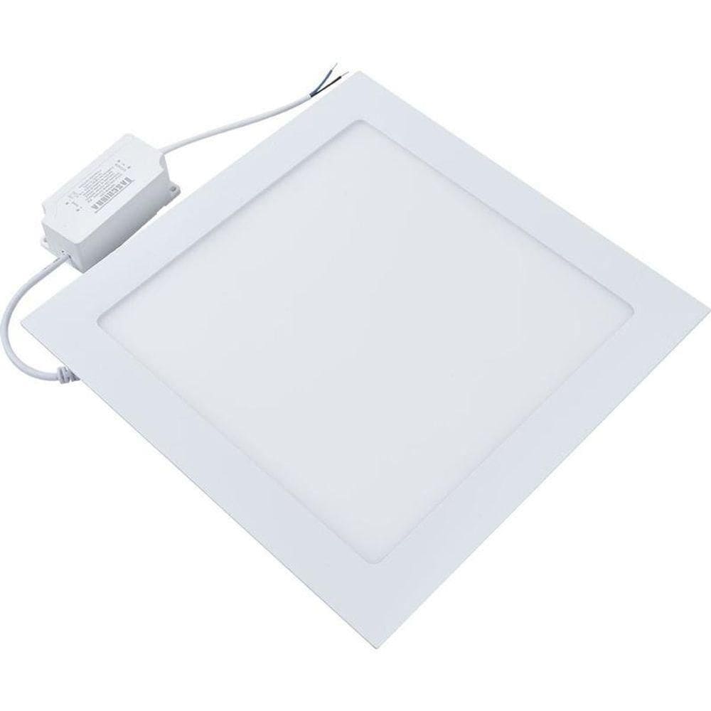 Painel Led 17 Embutir Quadrado 12w 3000k 100-240v Taschibra