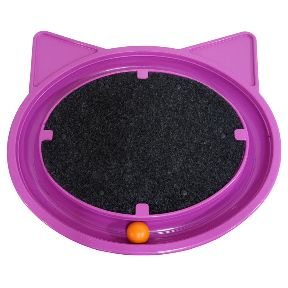 Arranhador Redondo Gato com Bolinha Anti Stresse Brinquedo Cat Relax Pop Furacão Pet