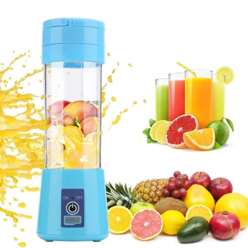 Prático Processador Portátil Usb Recarregável Whey E Shakes