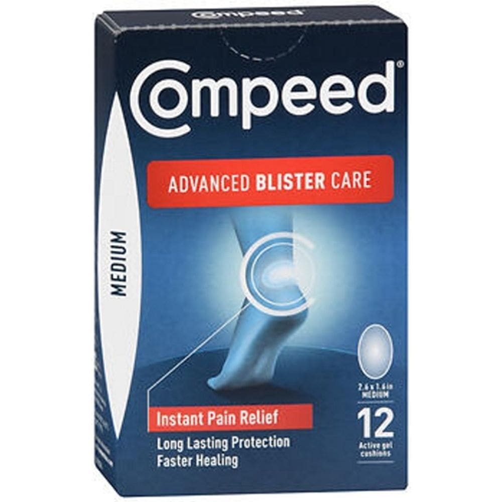 Almofadas de gel Compeed Advanced Blister Care médias 12 cada da Compeed (pacote com 6)