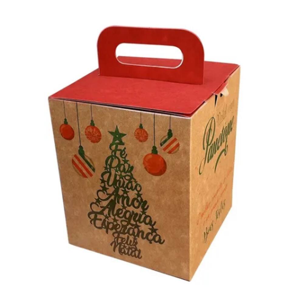 Embalagem Panetone Chocotone Natal 100 Gr (100 Unid)