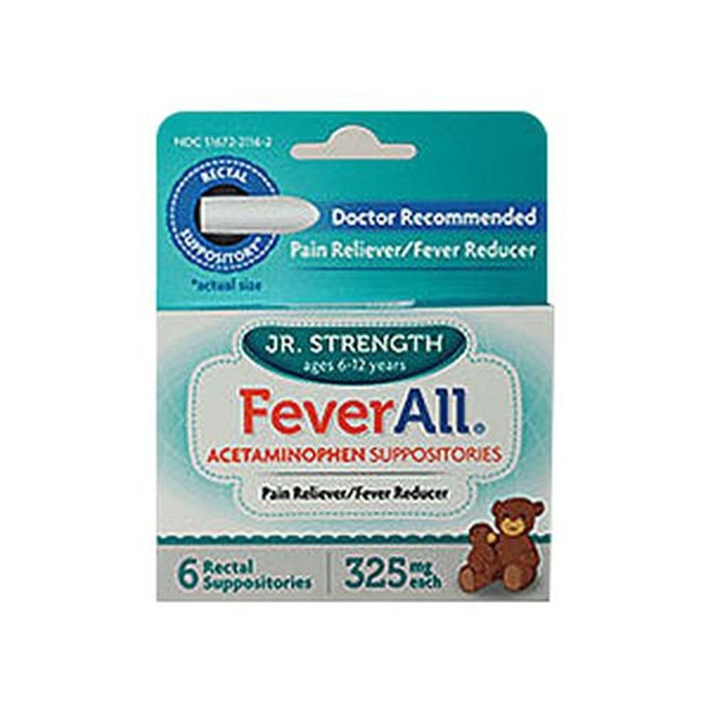 Produto: Supositório Feverall Junior 6 Unidades (Embalagem com 4)