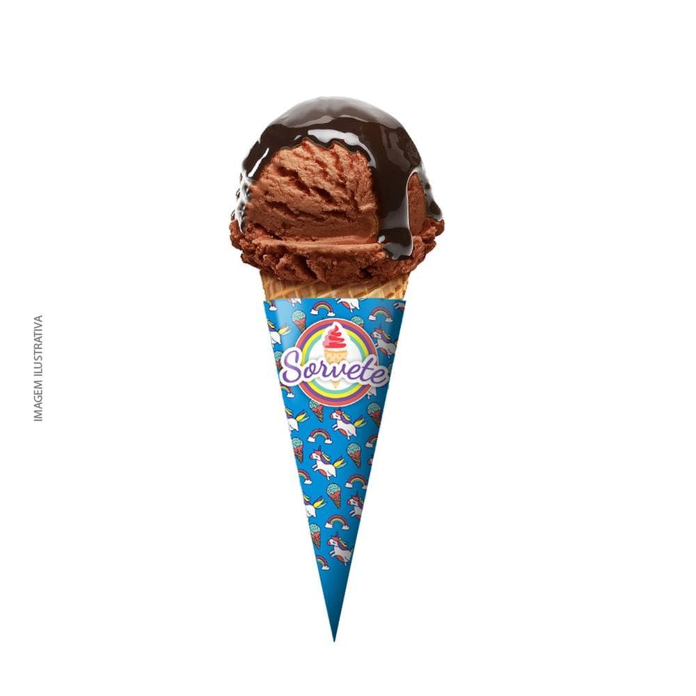 UNICoRNIO Cone Casquinha/Cascão Sorvete - 600 unidades